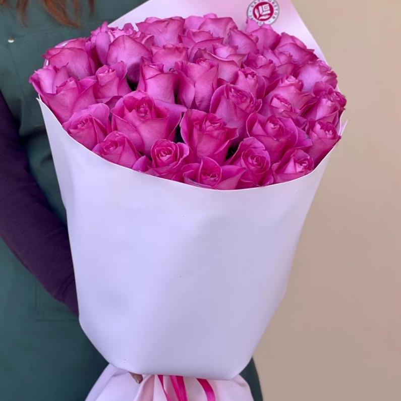 Букеты из розовых роз 70 см (Эквадор) код товара: 41184novosib