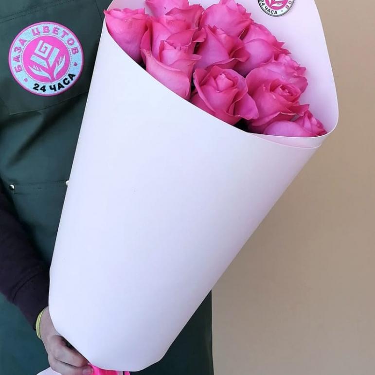 Букеты из розовых роз 70 см (Эквадор) код товара: 41184novosib