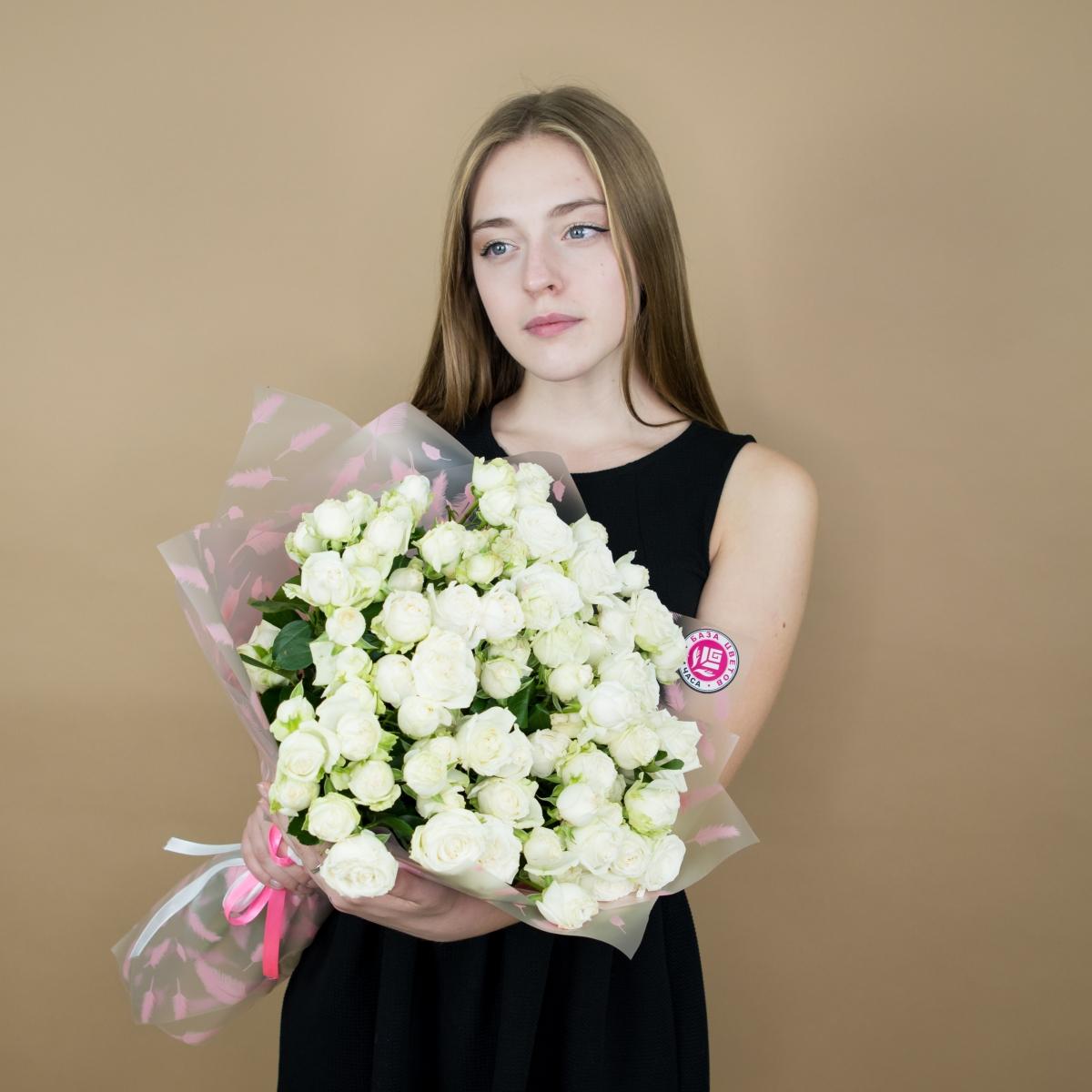 Розы кустовые белые [артикул букета: 864nvsb]
